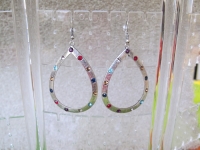 Multi Colour Stones in Hoop